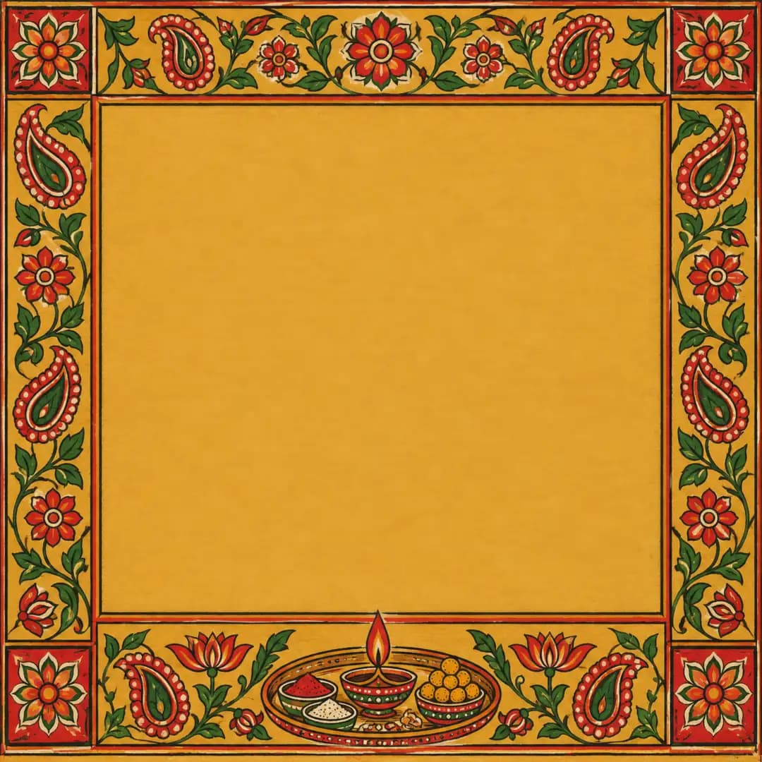 Phad Bhai Dooj, post size