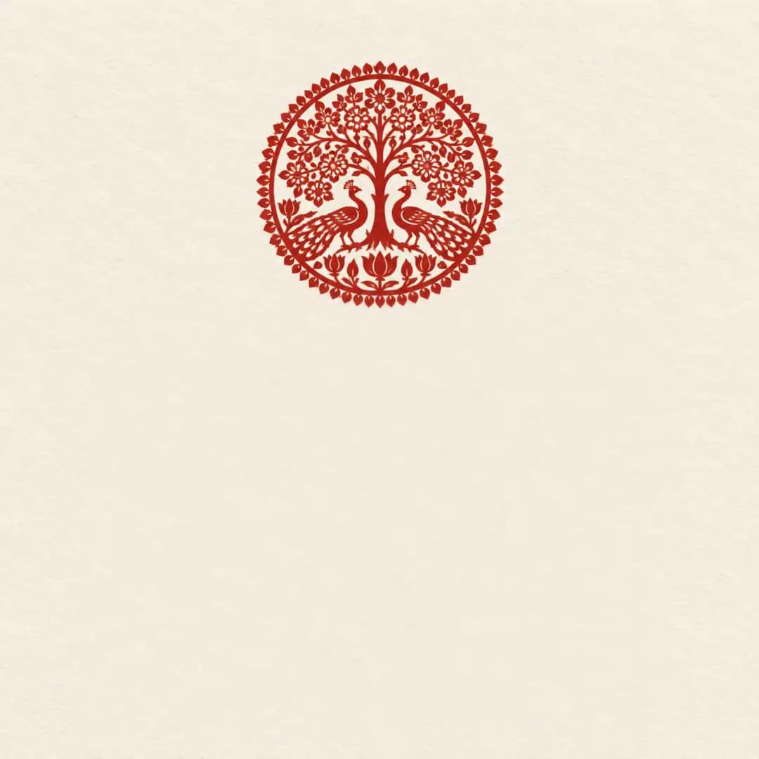 Business Sanjhi paper-cut, post size