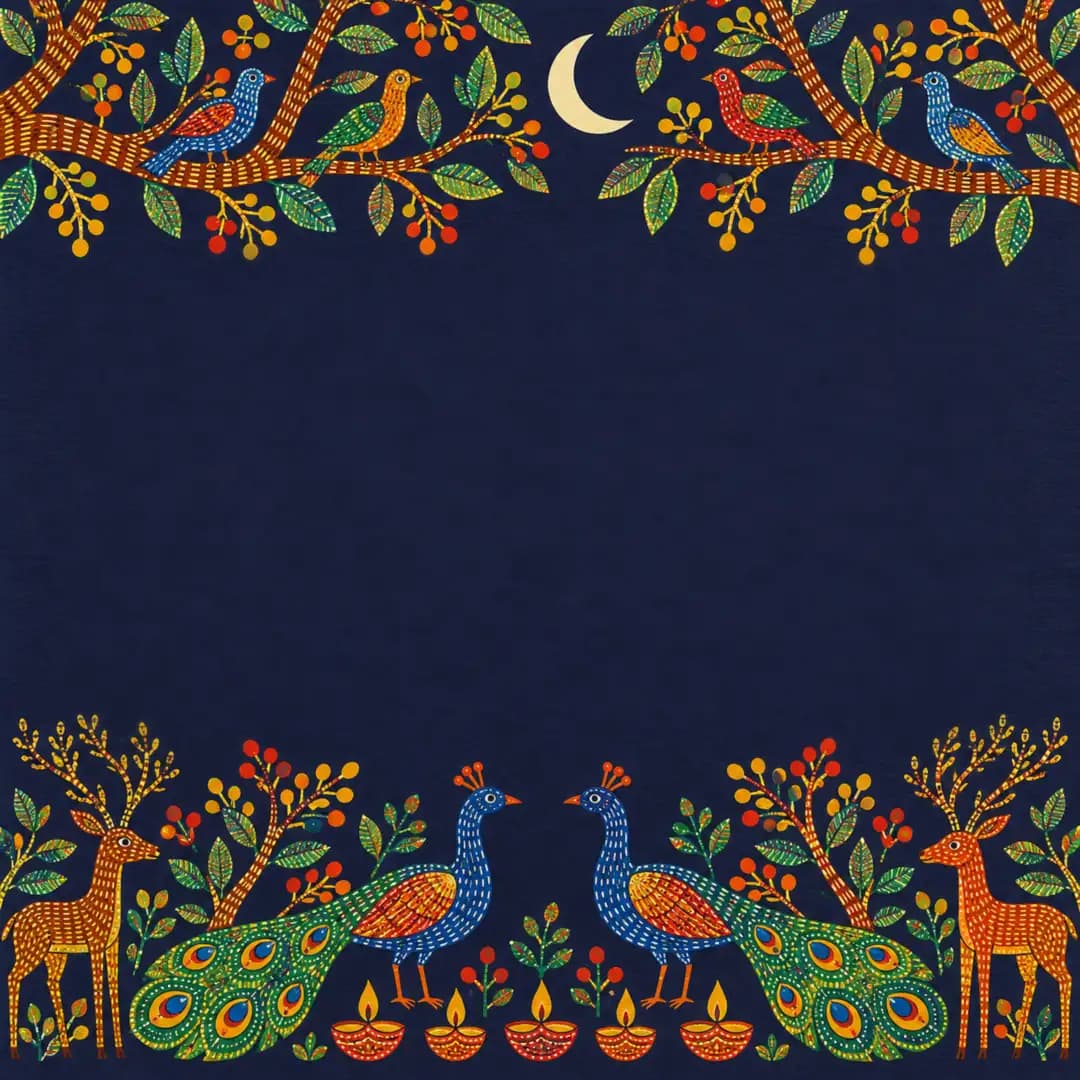 Gond Diwali night, post size