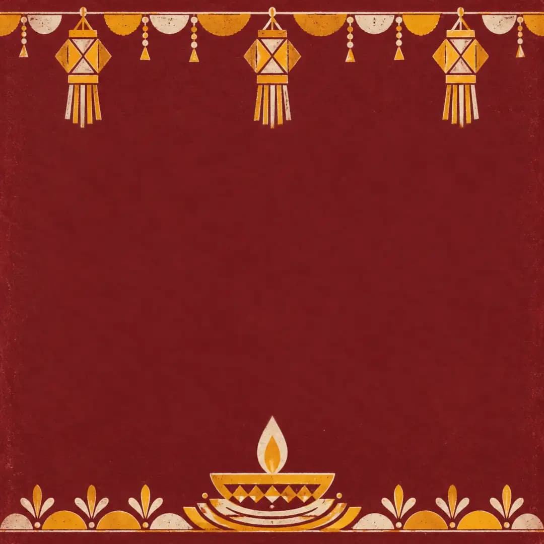 Diwali Milan poster, post size